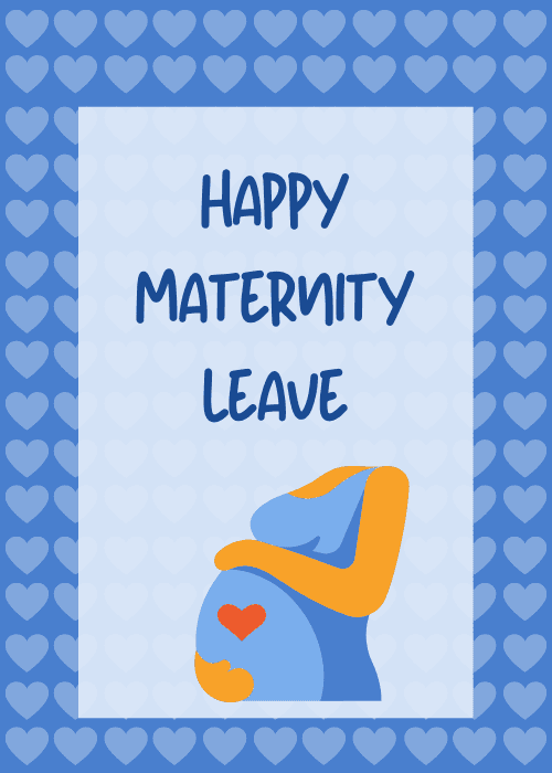 Baby toys and blocks on a yellow background for maternity leave