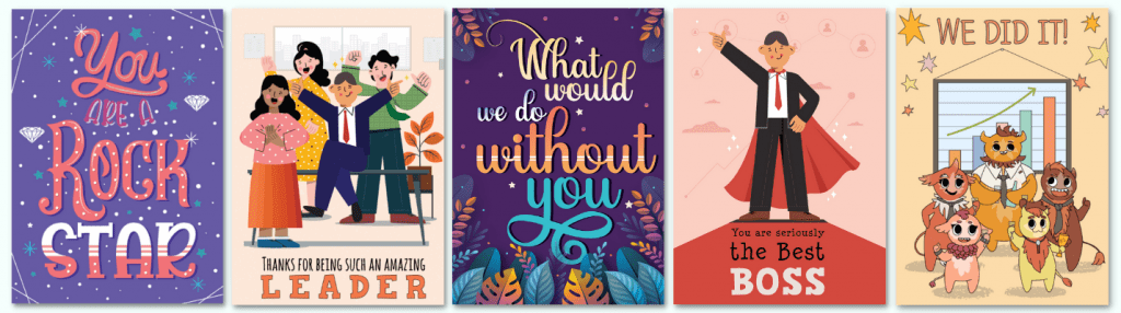 Employee Appreciation cards online |GreetPool Group Cards for Office