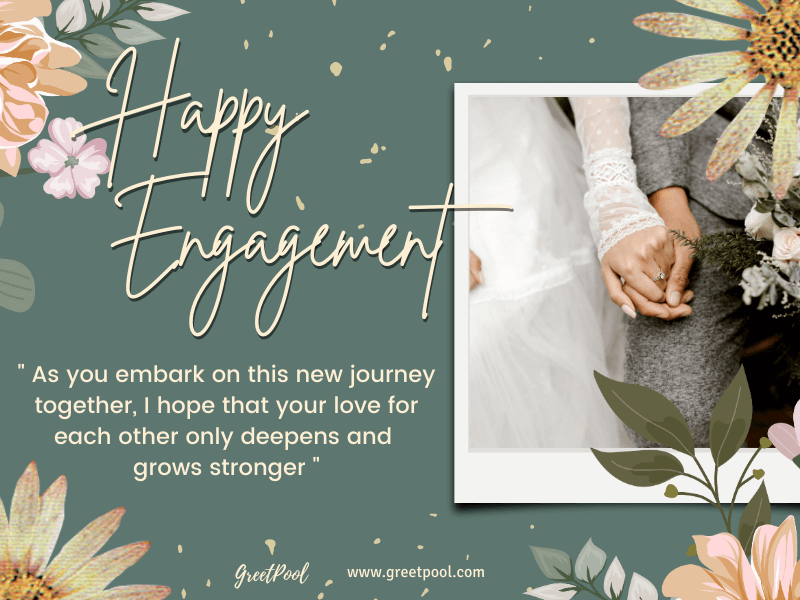 Engagement wishes and messages