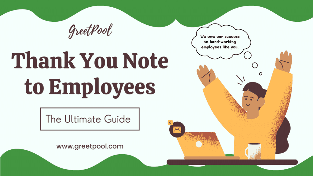 Thank You Note for Employees Blog Cover - Examples and Samples