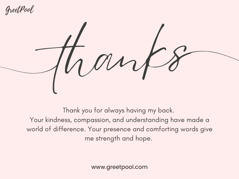Thank You Message for act of service or kindness | GreetPool Group Ecards