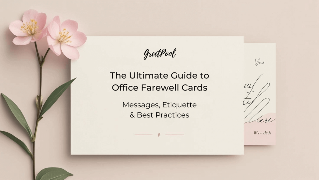 Blog banner for guide to office farewell cards